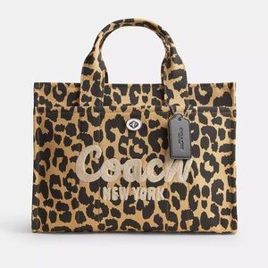 Coach Cargo Tote Bag in Leopard